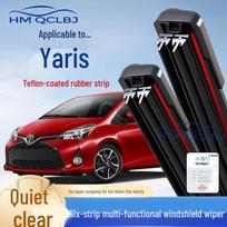 Berėmė daugiafunkcinė valytuvo šluotelė Yaris automobiliui - Universali dviguba juosta, 6 sluoksnių dizainas Toyota Camry/2024-2025 [9th Generation] red