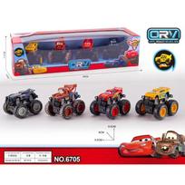 12vnt. Disney Pixar Cars Atgalinė jėga Žaibas Makvynas Džeksonas 6cm Audra Mater Modelinis automobilis Lydintys žaislai Vaikų gimtadienio dovanos gray