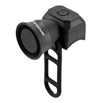 Elektrinis dviračio garso signalas 120 dB garsus IPX4 atsparus vandeniui USB įkraunamas mini MTB kelių kalnų dviračio vairo pavojaus varpelio dviračio priedai Battery juoda