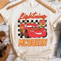 Žaibas Makvynas ir Salė Marškinėliai Pora Mcqueen Sally Marškinėliai Spausdinta Marškinėlė Unisex Moterims Gatvės apranga Laisvalaikio Viršūnės S red