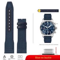 IWC nailoninė laikrodžio apyrankė Big Pilot Little Prince Mark 18 Portugalija nailono drobė karvės oda vyriška Laikrodžio dirželis 20 21 22mm žalia Apyrankė 20mm black