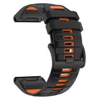 22mm 26mm Originalus dirželis Garmin Fenix 8pro 47mm 51mm/Fenix 7X 6X 5X 7Pro 6 5 Plus, Guminė apyrankė Instinct 3/Epix pro 1PCS QuickFit 22mm black