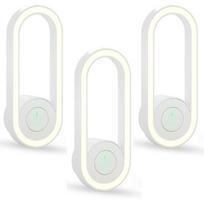Apsauga nuo blakių USB Akių apsauga Elektroninė naktinė lemputė Uodų atbaidytojas - Atbaido uodus, žiurkes, tarakonus, vorus USB uodų žudymo lempa white-3pcs