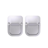 2Pcs Adjustable Folding Laptop Stand Legs Ultra-thin Portable Support Cooling Holder Feet Invisible Bracket For Macbook Laptops gray