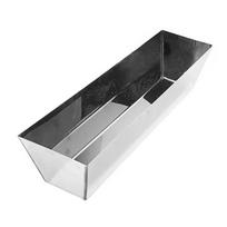Stainless Steel Mud Pans Rustproof Antislip Drywall Sheared Edges with Reinforced Band Scraping Bar black