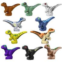 Juros periodo Dinozaurų Lizdas Kūdikio Statybinės Kaladėlės Žaislų Kolekcija Dovana Vaikų Gimtadienio Šventei Rex Raptor gray
