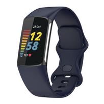 Silikoninis dirželis Fitbit Charge 6 juostai Priedai oficialus minkštas Pakeičiamas riešo dirželis Sportinė apyrankė Fitbit Charge 5 juostoms Fitbit Charge 5 6&S black