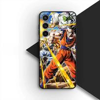 Dėklas Samsung Galaxy S24 S25 S23 FE Ultra Plus S7 Edge S25+ S23+ A56 5G Telefonui Gohan Kiaušinių Kamuoliai Son Goku DragonBall Galaxy S25 Ultra