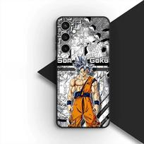 Dėklas Samsung Galaxy S24 S25 S23 FE Ultra Plus S7 Edge S25+ S23+ A56 5G Telefonui Gohan Kiaušinių Kamuoliai Son Goku DragonBall Galaxy S25 FE