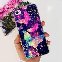 Apple iPhone 4 dėklas Populiarus gėlėtas astronautas Skaidrus Funda Minkštas silikoninis dangtelis iPhone 4s 4 s Bamperis iPhone4 Coque Capa iPhone 4