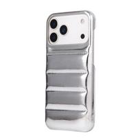 Madingas pūkinis striukės formos silikoninis smūgiams atsparus dėklas iPhone 17 Air 16 15 14 Plus 13 12 11 Pro Max telefonams Žieminis spalvingas minkštas pūkinis dangtelis iPhone17 Pro Max