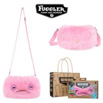 Fuggler Baisus Danties Monstras Pliušinis Krepšys Per Petį Mielas Pliušinis Piniginė Kuprinė Kawaii Piniginė Mergaitėms Animacinis Gyvūnėlis Su Grandinėlės Dirželiu pink