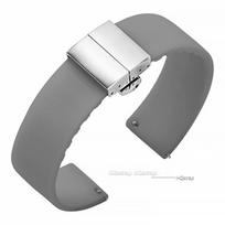 20mm 22mm greito atsegimo silikoninė laikrodžio apyrankė Rolex moterims, vyrams, vandeniui atspari apyrankė Seiko 18mm 24mm guminei sportinei apyrankei 20mm gray