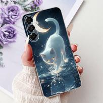 Dėklas Samsung Galaxy A17 4G 5G dėklas Šaunus dažytas silikoninis apsauginis galinis dangtelis SamsungA17 Bamperis A 17 Funda Coque Samsung A17