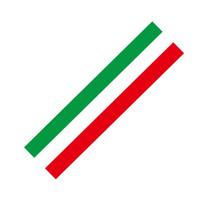 2 vnt. Vairo rato trijų spalvų lipdukas Automobilio modifikavimo plėvelė Italian Flag