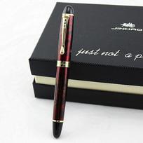 Jinhao X450 Gloss Black 18Kgp 0.7Mm Broad Nib Fountain Pen Jinhao 450 Luxury Business Purple Wine Green Golden 21 Colors Select (as the picture,M 0.7MM) black