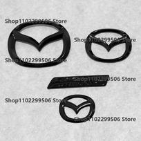 Skirta Mazda MX5 Miata NC ND Juodas ABS Priekinių grotelių emblema Vairo apdaila Bagažinės dangtelio emblema Logotipas Galinio žibinto apdailos dekoravimas ND black
