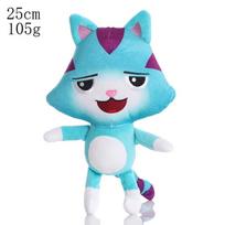 Mielas Gabby namelis pliušinis Pandy Paws MerCat Cakey Cat Kitty Fairy DJ Catnip Kūdikio Dėžutė Katė Minkšti pliušiniai animaciniai kačių žaislai Vaikams Gerbėjams Gimtadienio Dovana 20cm-32cm blue