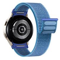 Dirželis Samsung Galaxy Watch 7/6/4/classic/5 pro 44mm 40mm riešui Be tarpų Nailoninė sportinė kilpa correa apyrankė Galaxy Watch 7 Dirželis Watch 5 pro 45mm black