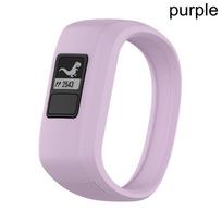 Naujos Minkštos Sportinės Apyrankės Silikoninė Laikrodžio Juosta Vaikų Apyrankės Dirželis Skirta Garmin Vivofit JR 2 / Vivofit 3 S violetinė