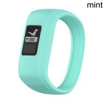 Naujos Minkštos Sportinės Apyrankės Silikoninė Laikrodžio Juosta Vaikų Apyrankės Dirželis Skirta Garmin Vivofit JR 2 / Vivofit 3 S mėtinė