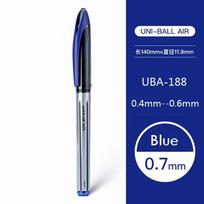 UNI Uni-ball UBA188 Air Roller rutalinis rašiklis, 0,5/0,7 mm dervos galiukas Kaligrafinis teptukas, itin sklandus rašymui ranka, pasirašymui, brėžiniams