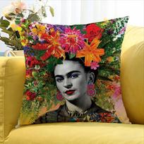 F-Fridas-S K-Kahlo Menas Įvairių Dydžių Kvadratinė Pagalvės Užvalkalas Automobiliui Namams Miegamojo Dekoras Short plush 50*50(CM)-1Pcs