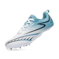 Lightweight Mens Track Shoes Training Spikes Running Shoes Man Airy Mesh Women Athletics Sneaker Youth Track Spikes 43