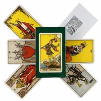 Rider Tarot Cards A 78 Deck With Paper Guidebook Oracle English Visions Divination Centennial Edition Borad Playing Games yellow