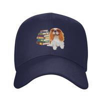 Cavalier King Charles Spaniel Baseball Cap Outdoor Sports SunProof Hip Hop Hats FeUnisex Unisex Street Style Design Baseball Caps One Size blue
