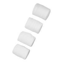 4 vnt. arklių polo kojų apsaugos, minkštos vilnos, apsaugančios arklių kojų tvarstikliai, jojimo reikmenims, baltos white