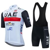 Vaikų dviratininko aprangos komplektas UAE Team Emirates stiliaus Greitai džiūstantis dviračių lenktynių kostiumas Kalnų kelių takų sportui XXS