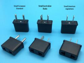 Tarptautinis kištuko adapteris: JK, ES, JAV, AU, Vokietijos Standarto Keitiklis Small Australian Plug