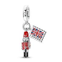 925 Sidabro Londono Big Benas Britų Kareivis Pakabukai Pakabukas Moterims Smulkūs Pasidaryk Pats Juvelyriniai Dirbiniai Dovanos white