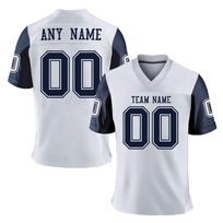 Individualus amerikietiško futbolo marškinėlis su vardu, numeriu, personalizuotas tamsiai mėlynas komandos marškinėlis, sportinė dovana žaidėjams, sirgaliams, vyrams, kvėpuojantis, patogus 3XL