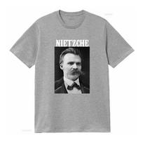 Friedrich Nietzsche Philosophy T shirt Ideal for Thinkers Enthusiasts vintage Soft fashion Versatile Breathable XL black