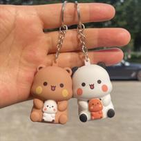 ~~Bubu Dudu Sakyk I Love You Balsiniai Žaislai Raktų Pakabukas Yier Meškinas Panda Šviečiantys Anime Figūrėlės Telefono Papuošalas Rankinės Dekoracija Poros Dovanos