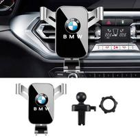 Universalus telefono laikiklis Automobilio išmaniojo telefono stovas spaustukas BMW F10 F11 F20 F30 X3 X4 X5 X6 X7 E46 E36 E39 E60 E53 E87 E90 G30 G20 G02 sidabras