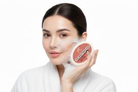 Korean Glam Soap for Brightening Skin | Fair & Glowing Skin with Kojic Acid, Glutathione & Hyaluronic Acid – 100g beige