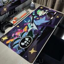 Deltarune pelės kilimėliai Kompiuterio klaviatūros guminiai stalo kilimėliai Dideli Dekoratyviniai stalviršio neslystantys stalo kilimėliai PC žaidėjams Biuro užrakinamo krašto kilimas 30cmx60cm