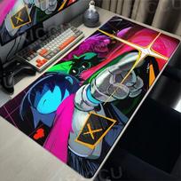 Deltarune pelės kilimėliai Kompiuterio klaviatūros guminiai stalo kilimėliai Dideli Dekoratyviniai stalviršio neslystantys stalo kilimėliai PC žaidėjams Biuro užrakinamo krašto kilimas 50cmx100cm
