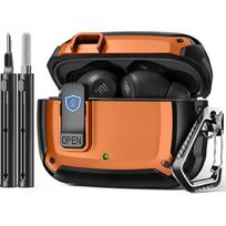 Užraktas, klipas, dėklas, skirtas JBL Vibe Beam2/Beam/200TWS(Tamsiai žalia) oranžinė