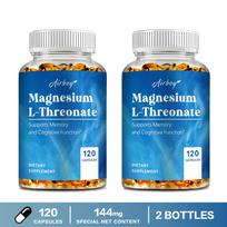 Airboy Magnesium L-Threonate 144mg 120 Capsules - Cognitive Support, Daily Wellness, Mineral Support 120*2