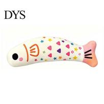 Interactive Kicker Toys for Indoor Cats Catnip Fish Cat Toy, Squeaky Linen Chew Toy Kitten Biting Kicking Boredom Relief Durable beige