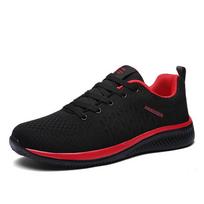 FASHION SHOES Vyriški kvėpuojantys sportiniai sportbačiai Sportiniai bėgimo bateliai Moteriški lauko teniso treniruokliai 42 raudona/juoda