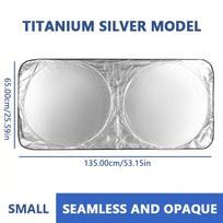 SEAMETAL sulankstomi skydeliai nuo saulės Auto priekinio lango apsaugos nuo saulės skėčio automobilio priekinio stiklo dangteliai nuo saulės Small gray