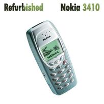 Atnaujintas atrakintas originalus Nokia 3410 GSM 900 / 1800 mobilusis telefonas su 1 SIM kortele No charger žalia