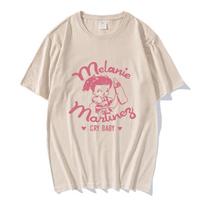 Melanie Martinez Portals Tour Marškinėliai Medvilniniai Minkšti Aukštos Kokybės Moteriški Marškinėliai Juokingi Animaciniai Spaudiniai Mergaitėms Laisvalaikio Juokingi Viršutiniai Drabužiai S smėlis