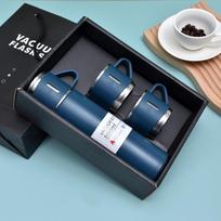 500 ml nerūdijančio plieno vakuuminės kolbos dovanų rinkinys biuro verslo stiliaus termoso butelis lauko karšto vandens termoizoliacinis poros puodelis 500ml