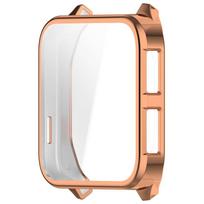 Silikoninis dirželis Garmin Venu X1 išmaniajam laikrodžiui Pakeičiama sportinė apyrankė Originalūs laikrodžio dirželiai Garmin VenuX1 priedams TPU case rožinio aukso spalvos